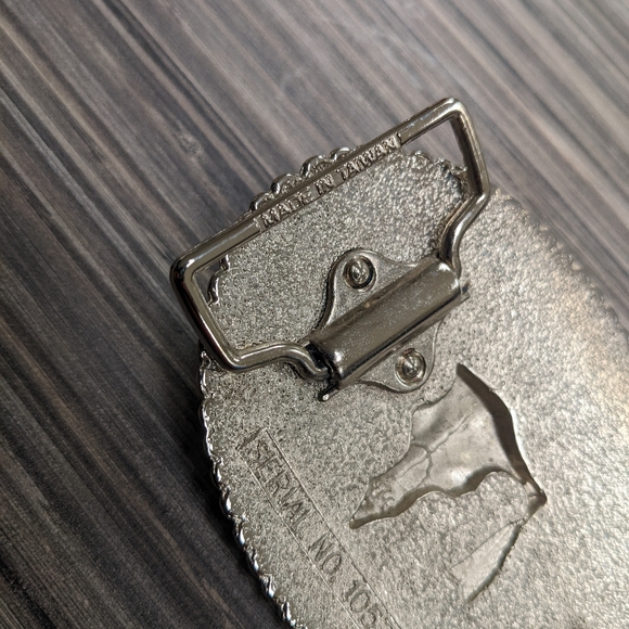 Western Texas Longhorn Steer Animal Horns Belt Buckle Buckle - Picture 6 of 6